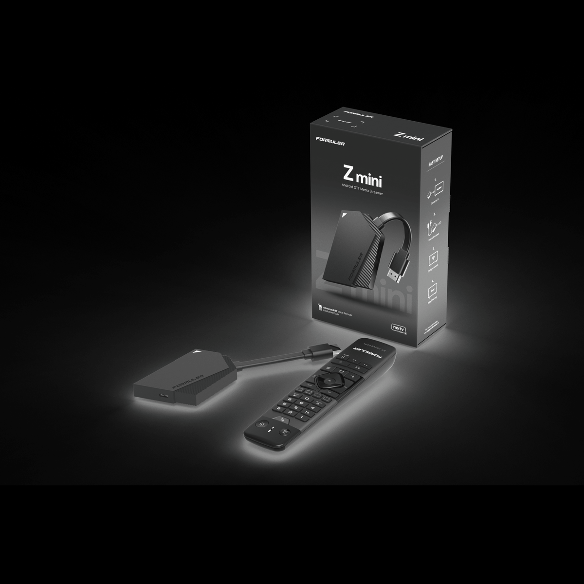Formuler Z mini collection — compact 4K HDR Android 12 streaming box for hotels and small spaces. Authorized Formuler distributor for Canada and the USA.