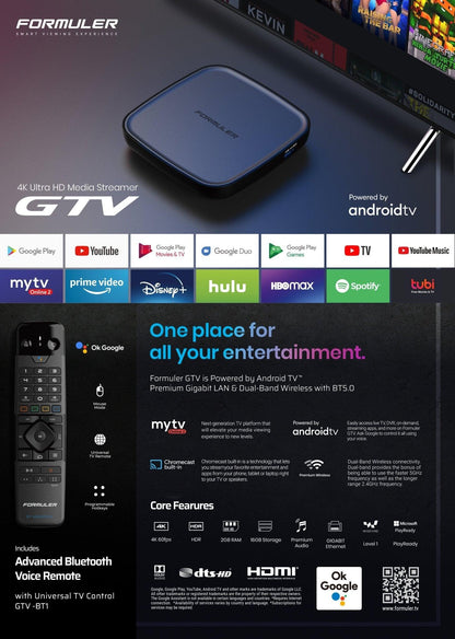 Formuler GTV 4K wholesale Pack of 2 (view 6/6) — ships in 1 business day from Ottawa. Authorized distributor Canada & USA.