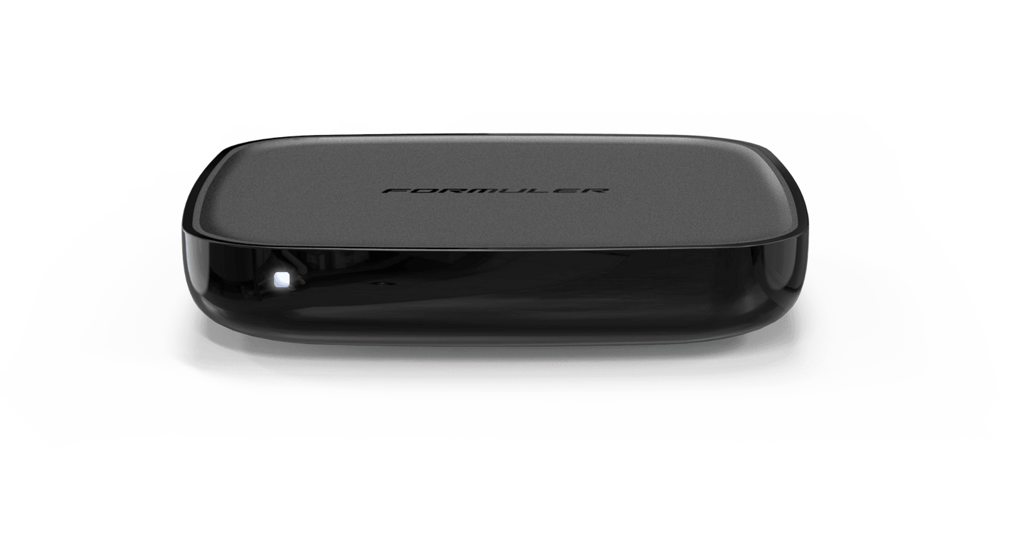 Formuler GTV 4K front view — Google-certified 4K HDR streaming box with Chromecast. Authorized Formuler distributor for Canada and the USA.