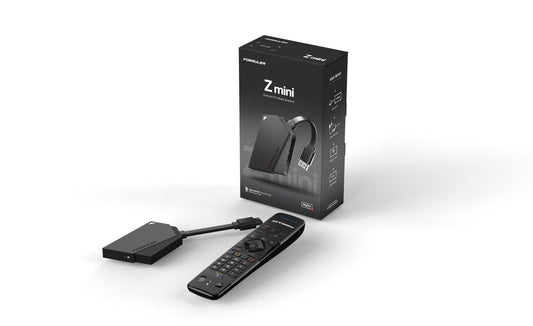 Formuler Z mini wholesale Pack of 4 (view 1/6) — sealed retail boxes of compact 4K HDR streaming box. Authorized distributor Canada & USA.