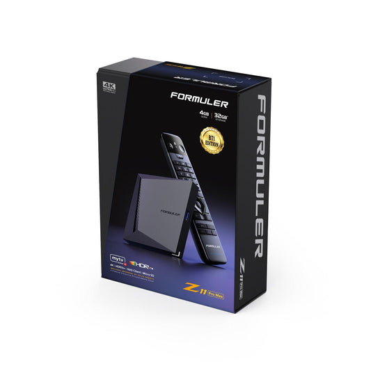 Formuler Z11 Pro Max BT1 distributor bulk Pack of 20 (view 1/6) — sealed retail boxes. Authorized Formuler distributor Canada & USA.