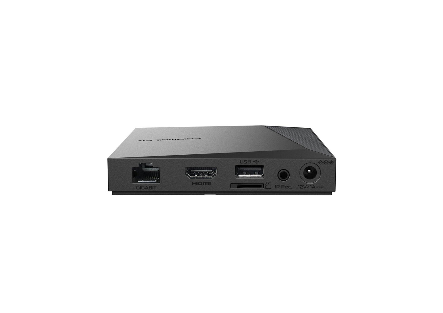 Formuler Z11 Pro perspective view — 4K HDR Android TV streaming box. Authorized Formuler distributor for Canada and the USA.