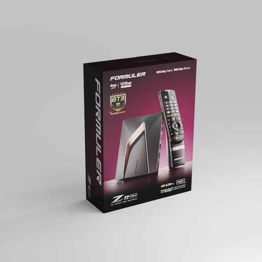 Formuler Z12 Ultra distributor bulk Pack of 20 (view 1/6) — sealed retail boxes of Dolby Vision 4K streaming box. Authorized distributor Canada & USA.